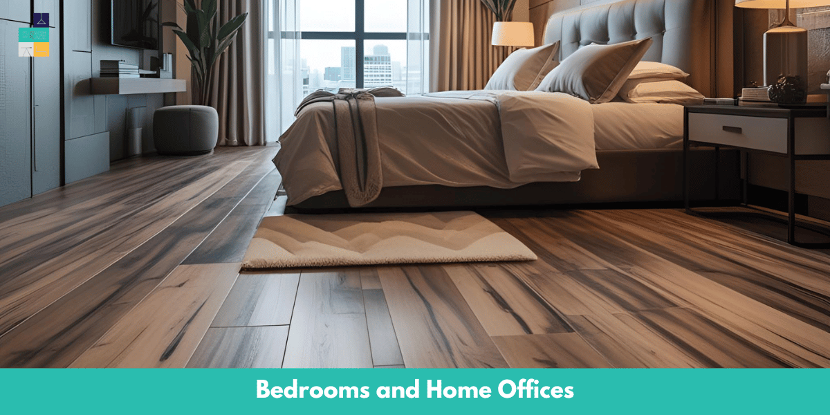 Bedrooms and Home Offices Vinyl Plank Flooring
