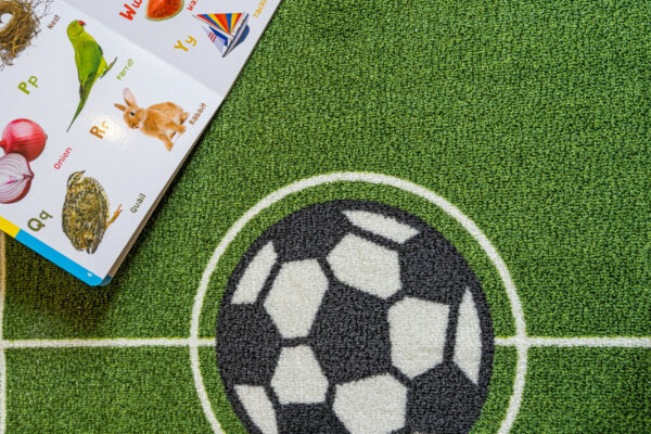 Furnish My Place 685 Solid Soccer Rug for Play Area