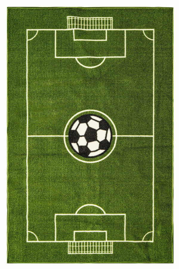 Furnish My Place 685 Solid Soccer Rug for Play Area