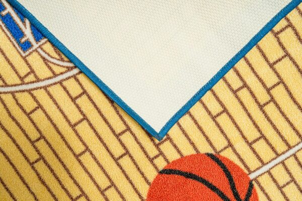 Furnish My Place 695 Basketball Blue Kid Play Area Rug for Bathroom