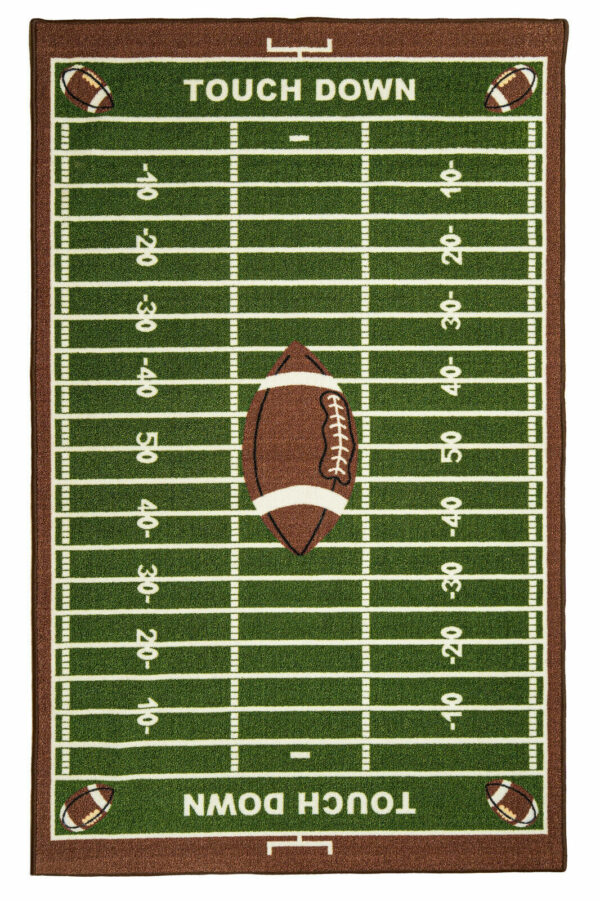 Furnish My Place 700 Corner Football Play Area Rug for Kids Playroom