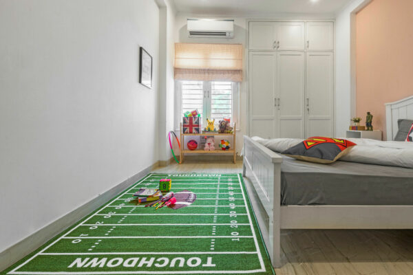 Furnish My Place 705 Solid Football All Star Football Ground, Play Area Rug for Kids