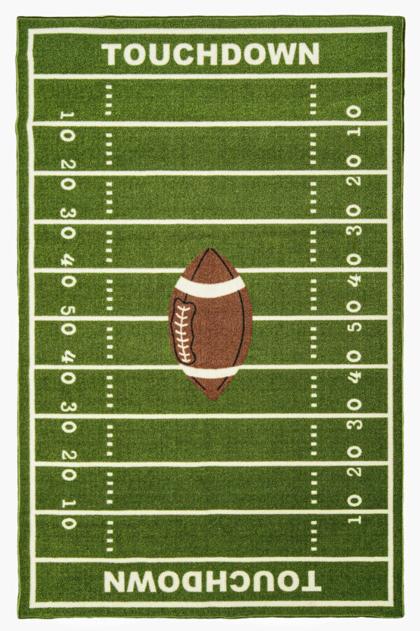 Furnish My Place 705 Solid Football All Star Football Ground, Play Area Rug for Kids