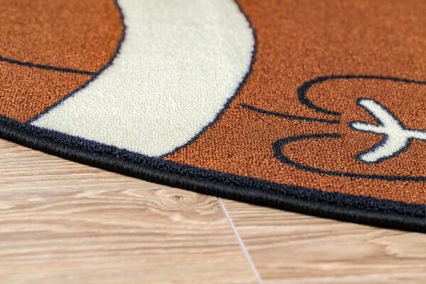 Furnish My Place 715 Football Shape Kids Play Area Rug for Playroom, Bathroom & Kindergarten Classroom