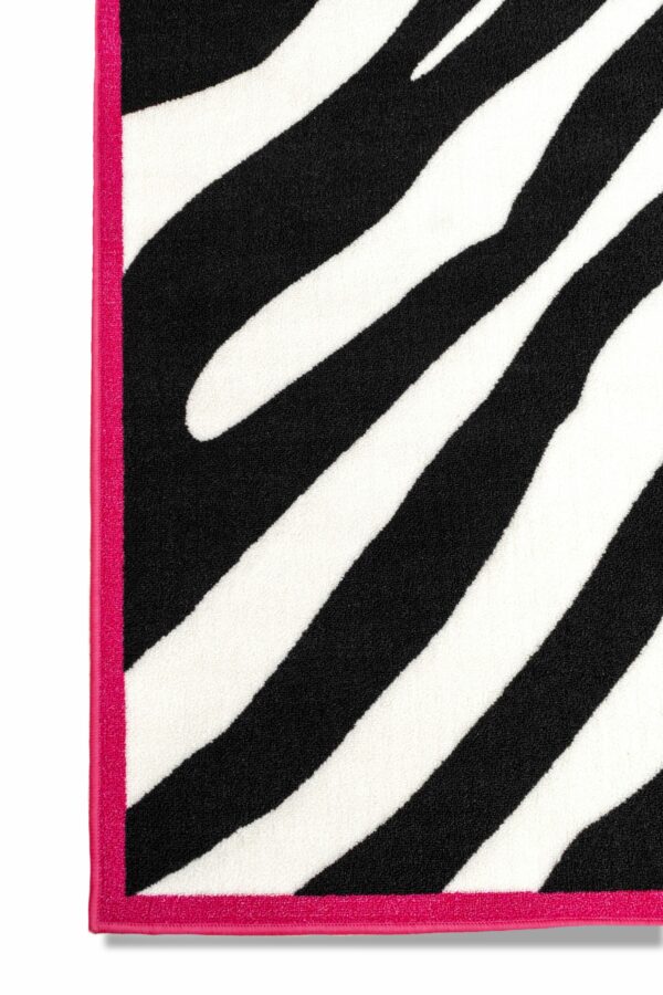 Furnish My Place 735 Zebra Pink Kid Area Rug for Playroom