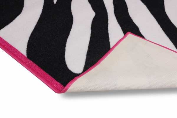 Furnish My Place 735 Zebra Pink Kid Area Rug for Playroom