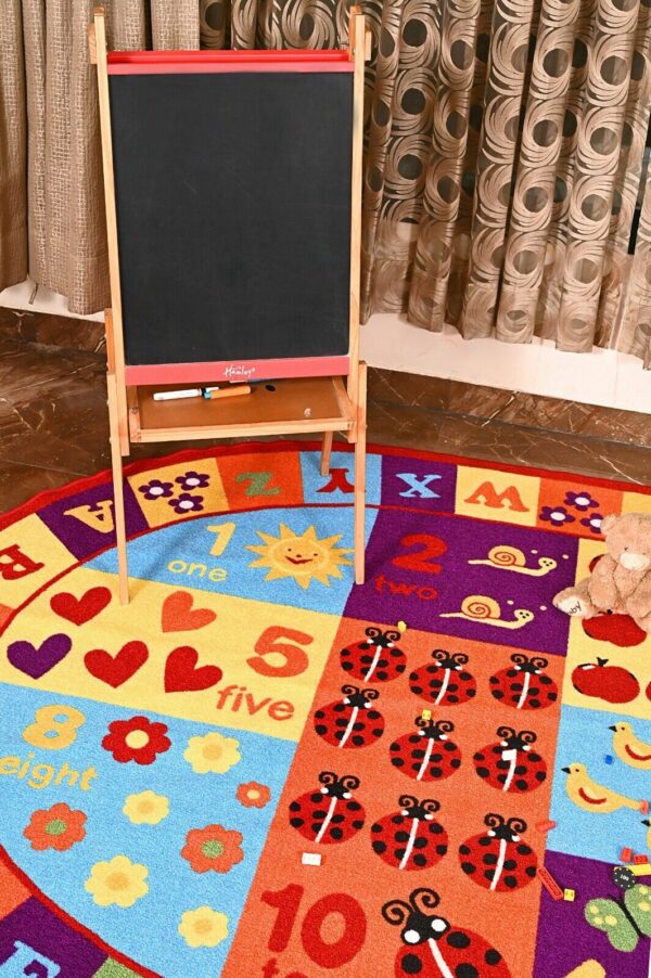 Furnish My Place 740 ABC With Numbers ABC Area Rug for Kids, Educational Alphabet Letter & Numbers