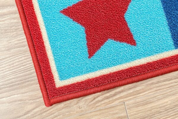 Furnish My Place 745 ABC With Animal ABC Area Rug for Kids