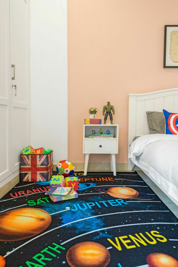 Furnish My Place 761 Solar System HD Area Rug Solar System for Playroom