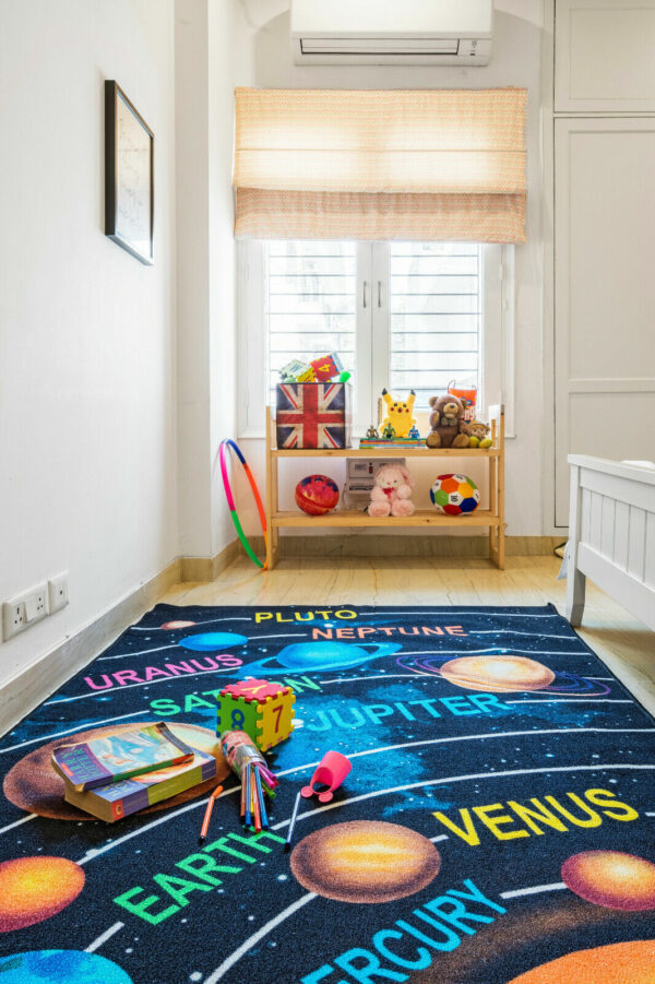 Furnish My Place 761 Solar System HD Area Rug Solar System for Playroom