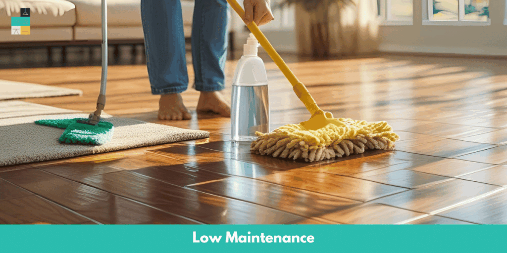 Low Maintenance of LVP Flooring