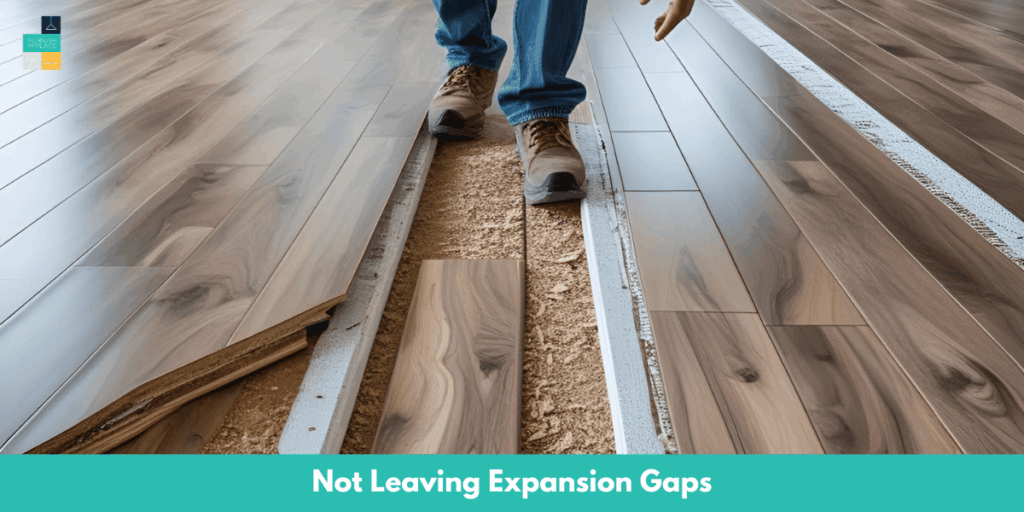 Not Leaving Expansion Gaps for LVP Flooring