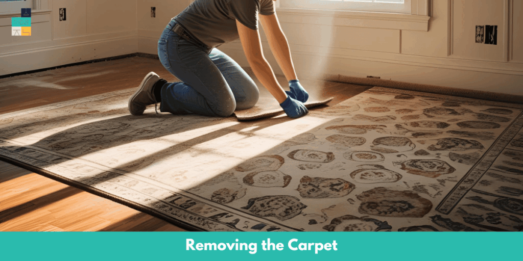 Removing the Carpet of LVP Flooring
