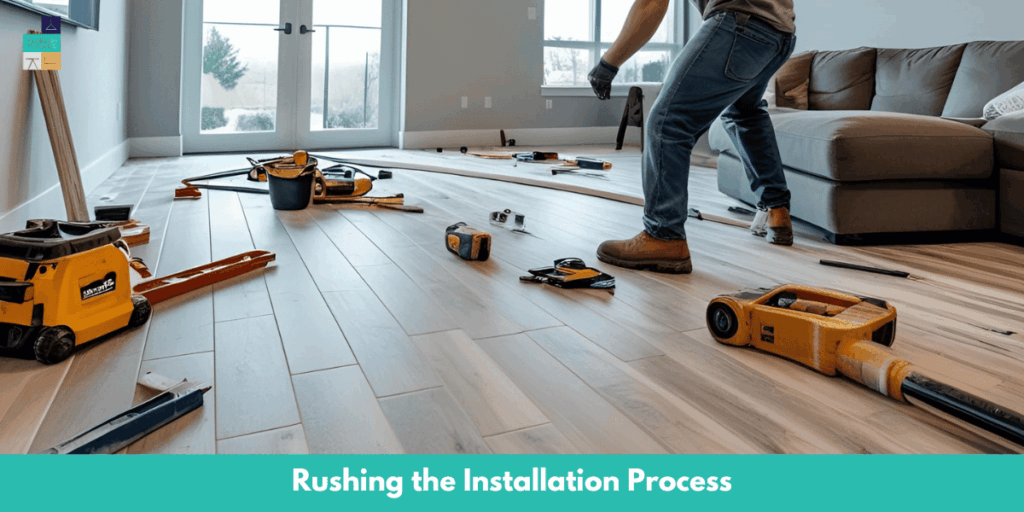 Rushing the Installation Process for LVP Flooring