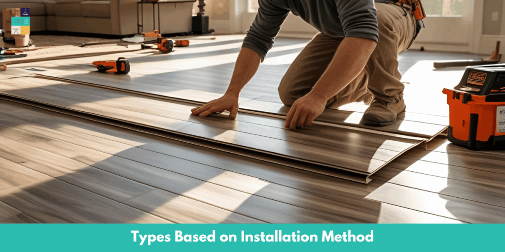 Types Based on Installation Method of LVP Flooring