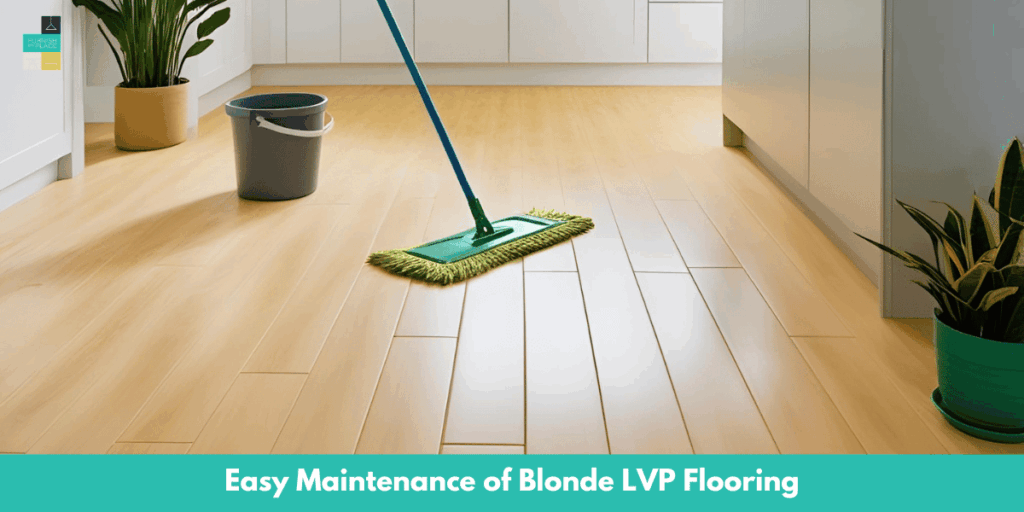 Easy Maintenance of Blonde LVP Flooring