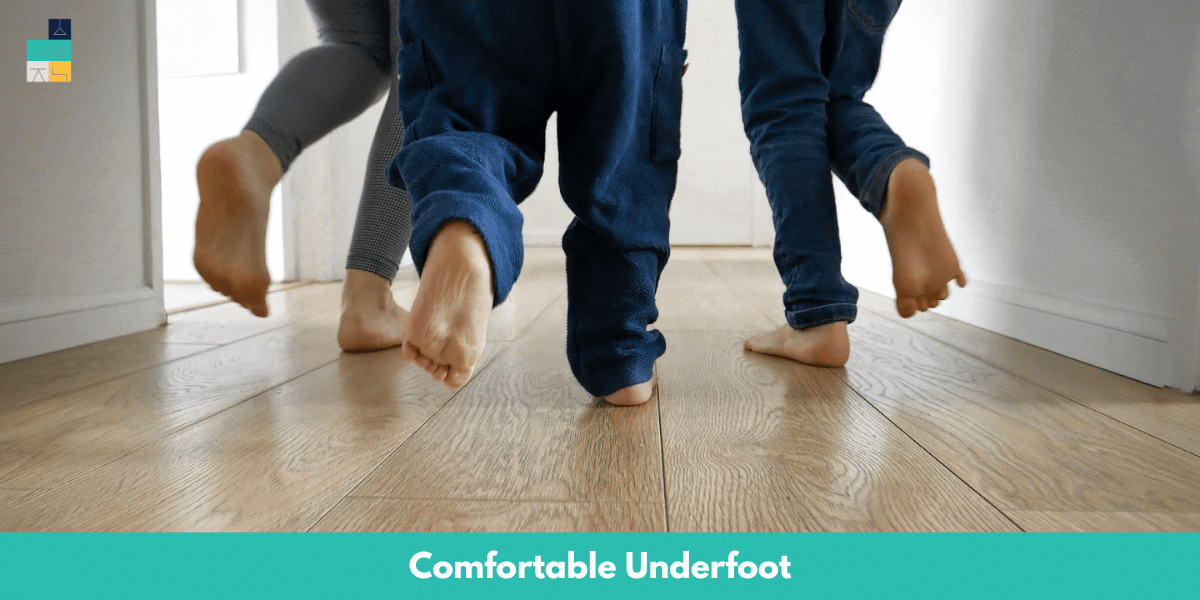 SPC Flooring Comfortable Underfoot